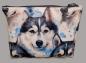 Preview: Kosmetiktasche  Täschchen   Husky  Velours