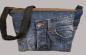 Preview: Große Handtasche Patchwork Jeans Upcycling Jeanstasche