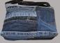 Preview: große Handtasche Patchwork Upcycling Jeanstasche klassisch