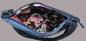 Preview: große Handtasche Patchwork Upcycling Jeanstasche klassisch