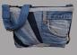 Preview: mittlere Handtasche Patchwork Upcycling Jeanstasche klassisch