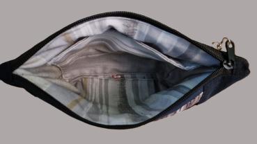 Kosmetiktasche Allzwecktasche Jeans Upcycling