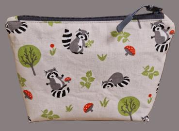 Kosmetiktasche Täschchen Waschbären
