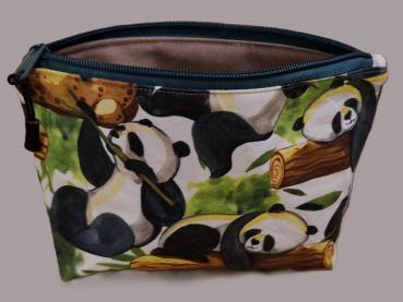 Kosmetiktasche Täschchen Pandabär auf Baum