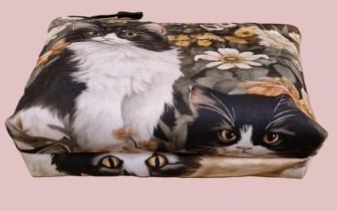 Kosmetiktasche Täschchen  Katzen