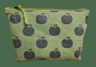 Kosmetiktasche Täschchen  Glitzer Äpfel