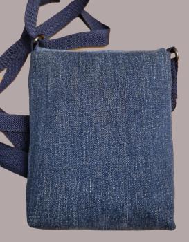Mini Handtasche Patchwork Upcycling Jeanstasche