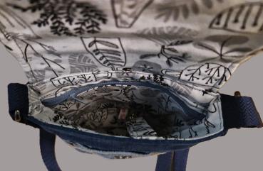 Mini Handtasche Patchwork Upcycling Jeanstasche