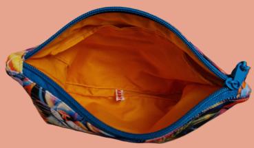 Kosmetiktasche Tasche Medikamente Stifte Krimskrams Katzen bunt