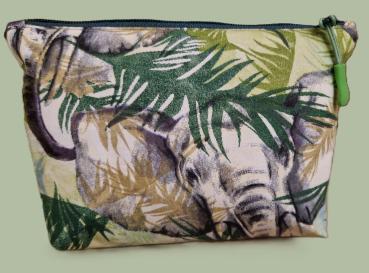 Kosmetiktasche Täschchen Baumwolle Elefant
