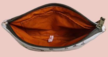 Kosmetiktasche Täschchen Baumwolle Waldtiere