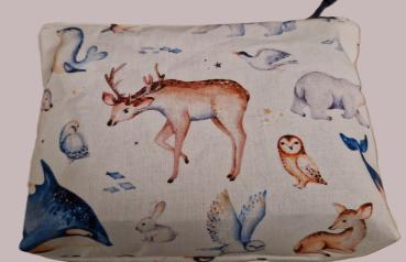 Kosmetiktasche Täschchen Baumwolle Polartiere