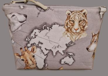 Kosmetiktasche Medikamente Stifte Krimskrams Tiere der Welt