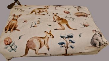 Kosmetiktasche Täschchen Baumwolle  Tiere aus Australien