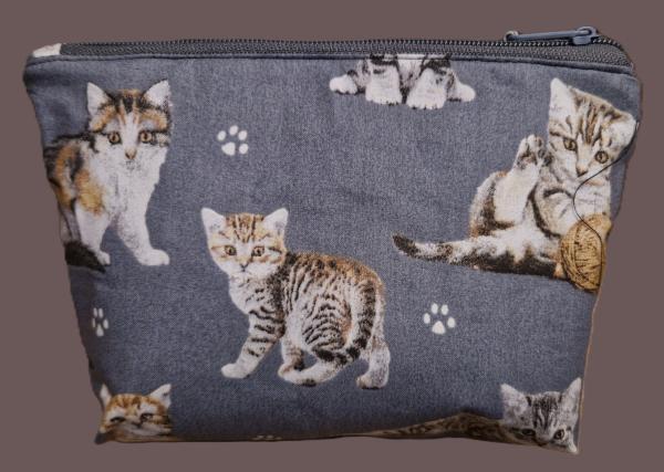 Kosmetiktasche Täschchen Baumwolle  Katzen
