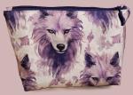 Kosmetiktasche Täschchen Wolf