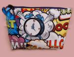 Kosmetiktasche Täschchen  Streetart wasserfest