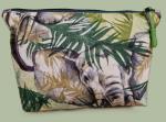 Kosmetiktasche Täschchen Baumwolle Elefant