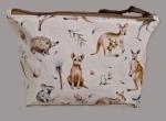 Kosmetiktasche Täschchen Baumwolle  Tiere aus Australien