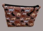 Kosmetiktasche Täschchen Baumwolle Katzen